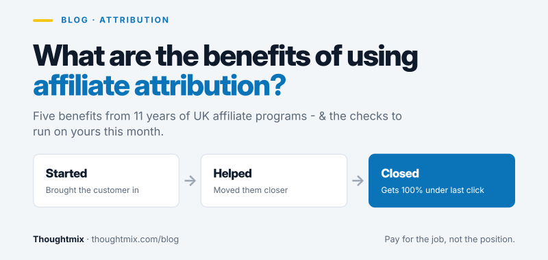 What Are the Benefits of Using Affiliate Attribution?