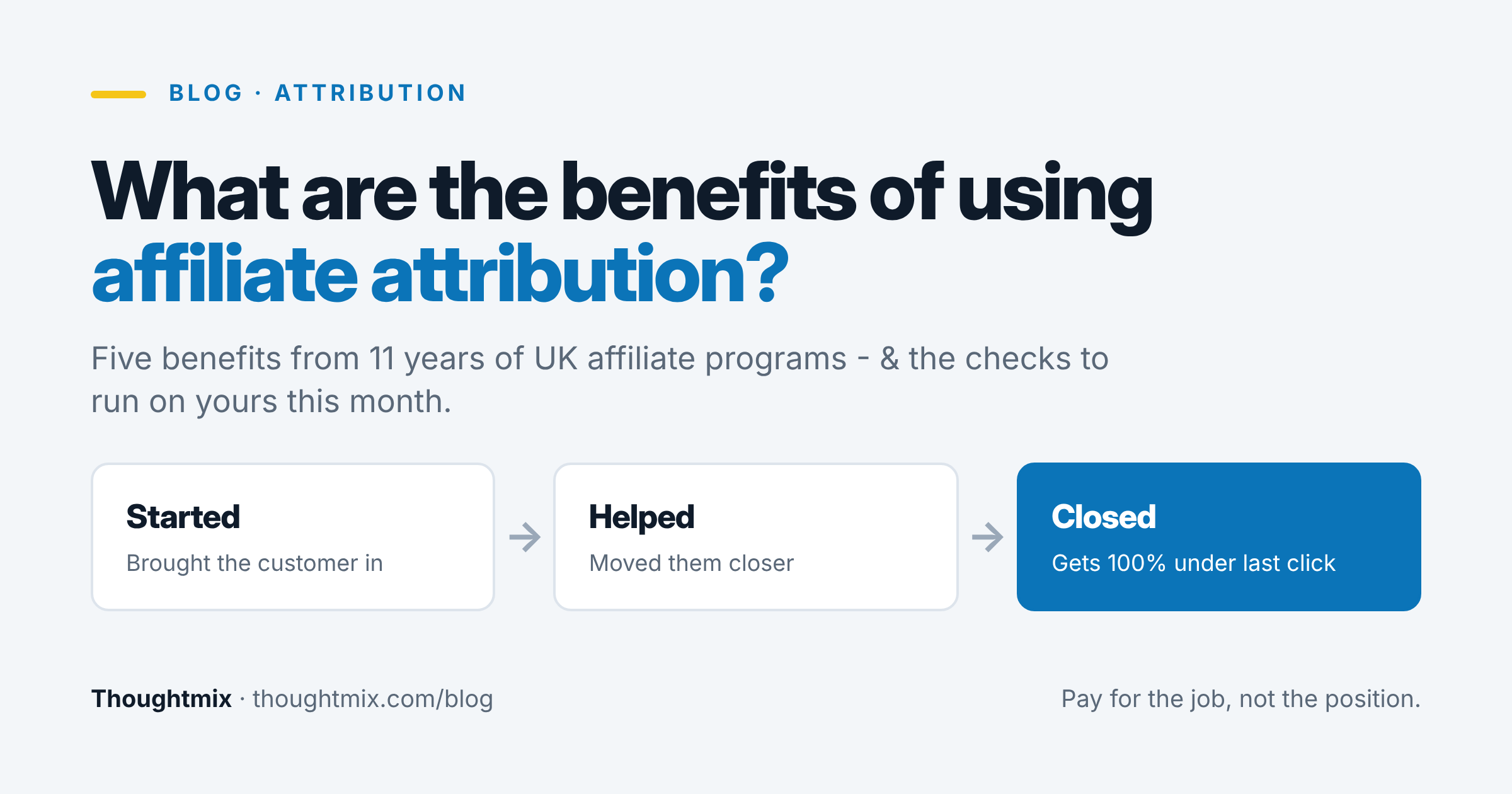 What Are the Benefits of Using Affiliate Attribution?